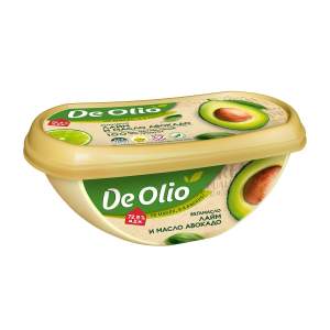 Крем на растительных маслах De Olio 72,5% 220г лайм и масло авокадо