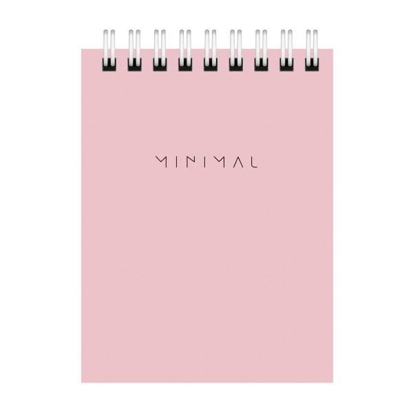 Блокнот А7 гребень клетка 40л Brauberg minimal pastel