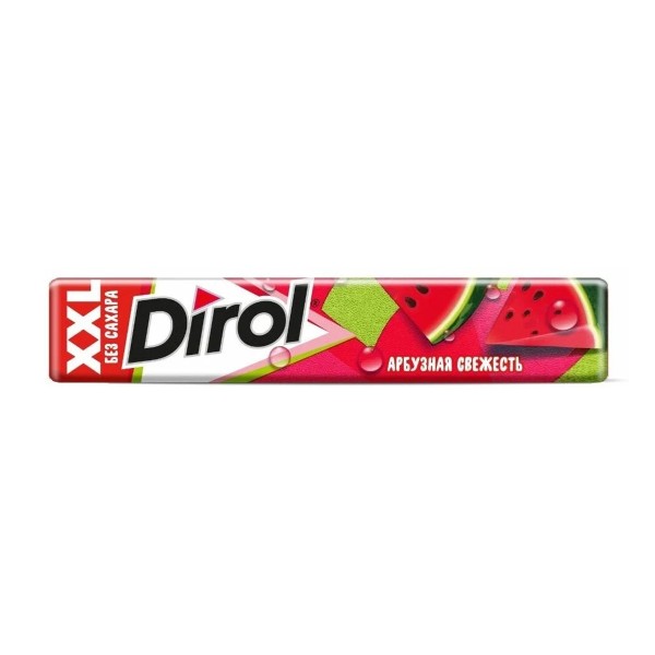 Жевательная резинка Dirol XXL 19г со вкусом арбуза