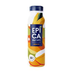 Йогурт питьевой  Epica с манго 2,5% 260г БЗМЖ
