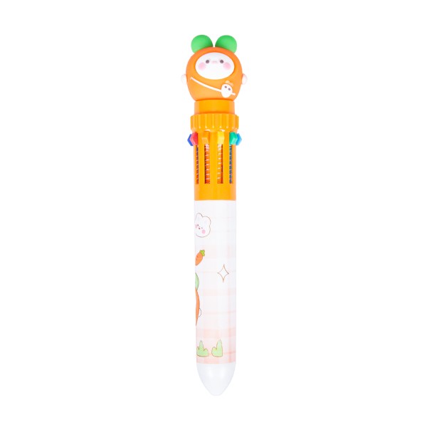 Ручка шариковая Морковка 10 цветов