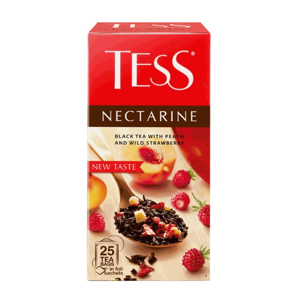 Чай черный Tess Нектарин 25пакетиков