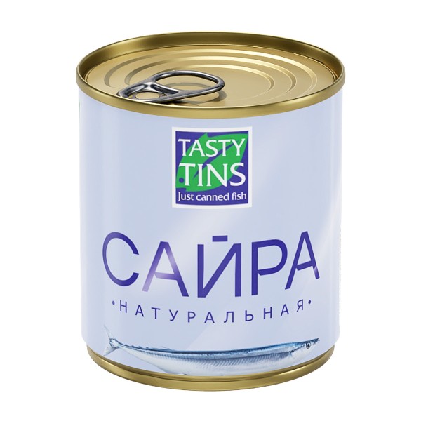 Сайра натуральная Tasty Tins 215г