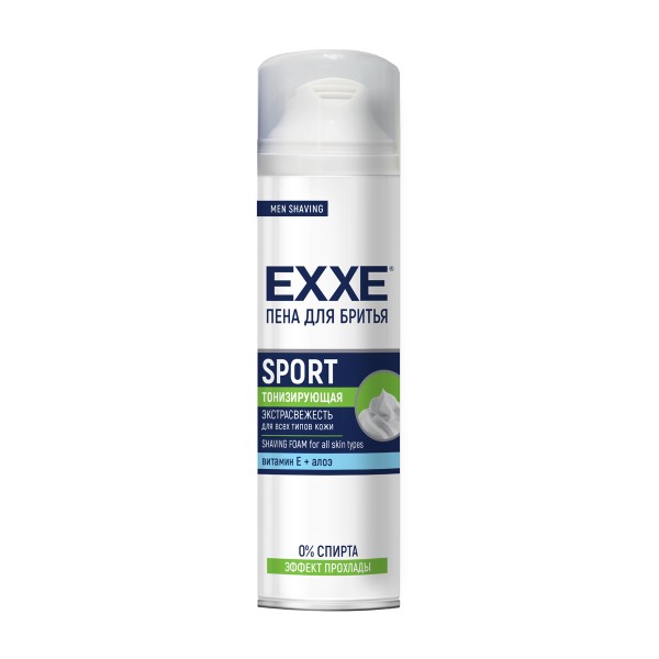 Пена для бритья EXXE 200мл sport energy
