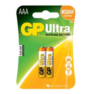 Батарейка GP LR03 Ultra Alkaline 24AU-CR2 2ШТ