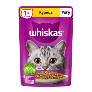 Корм для кошек Whiskas 75г рагу с курицей