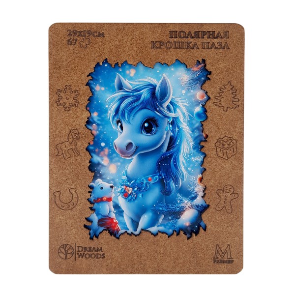 Пазл-копилка деревянный Dream Woods Полярная крошка