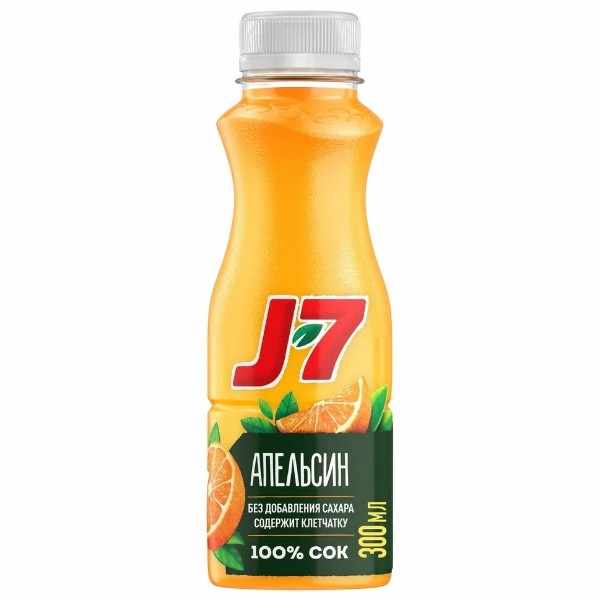 Сок J-7 апельсин 0,3л