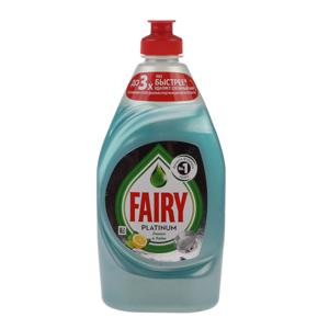 Средство для мытья посуды Fairy Platinum 430мл лимон и лайм