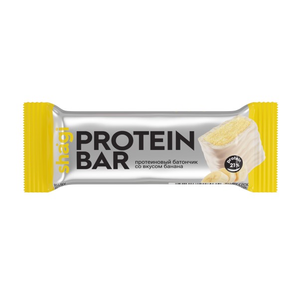 Батончик протеиновый Shagi 40г со вкусом банана