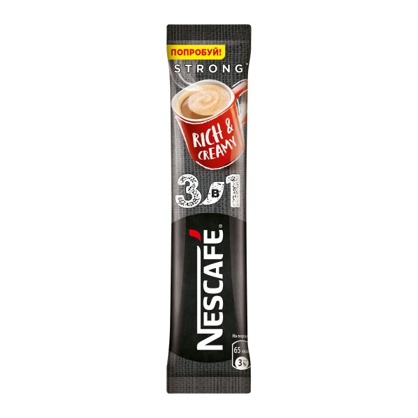 Напиток кофейный Nescafe 3в1 16г strong