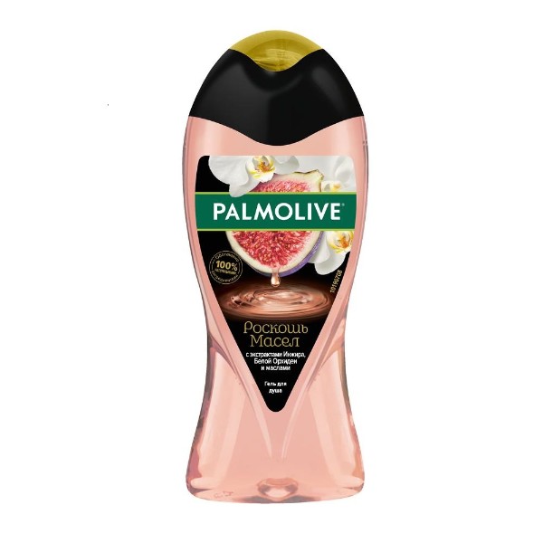 Гель для душа женский Palmolive Роскошь масел с экстрактами Инжира, Белой Орхидеи и маслами 250 мл