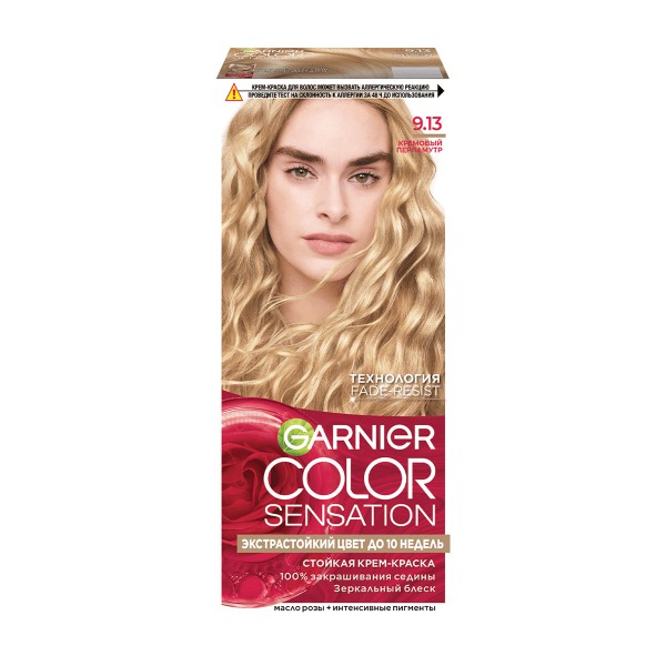 Краска для волос Garnier Color Sensation Роскошный Цвет 9.13 кремовый перламутр