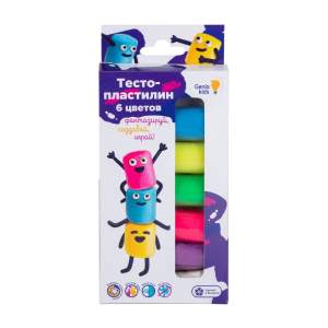 Тесто-пластилин 6 цветов Страна игрушек