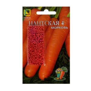 Семена морковь Нантская-4 драже Поиск