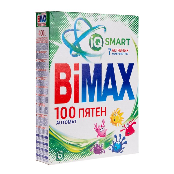 Порошок стиральный Bimax 400г автомат 100 пятен