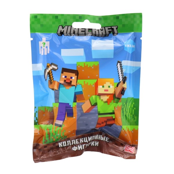 Фигурка Minecraft коллекционные топперы 1шт Simba Toys