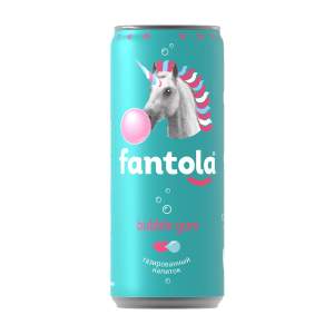 Напиток сильногазированный Fantola Bubble gum 0,45л