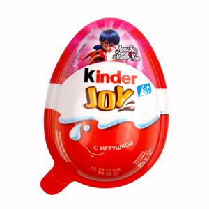 Яйцо шоколадное Kinder Joy 20гр для девочек
