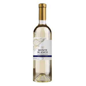 Вино белое полусладкое Monte Blanco 11,5% 0,75л