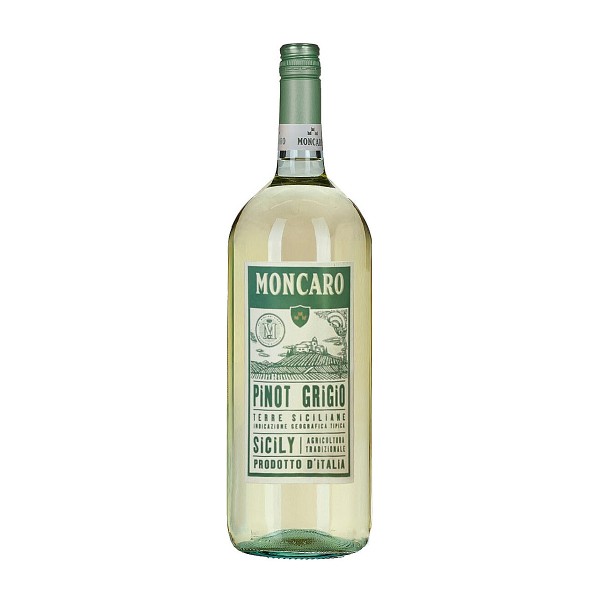 Вино Moncaro Pinot Grigio Terre Siciliane белое сухое 1,5л 12,5%