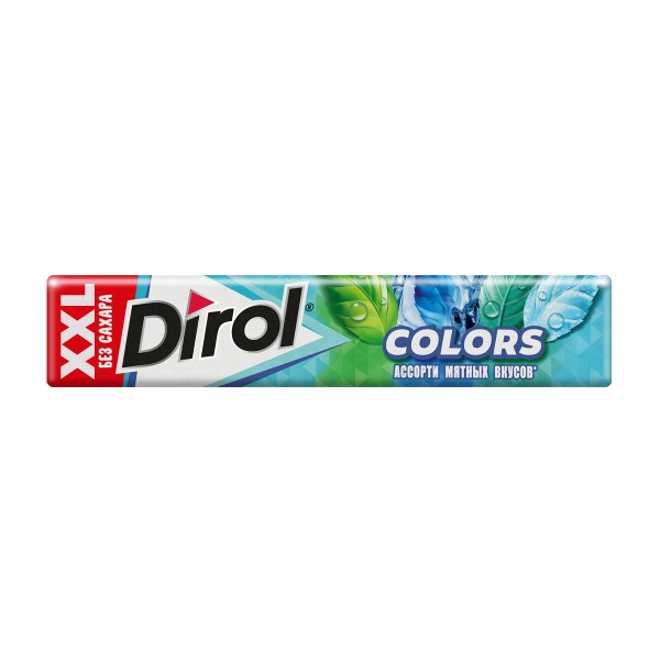Жевательная резинка Dirol XXL Colors 19г ассорти мятных вкусов