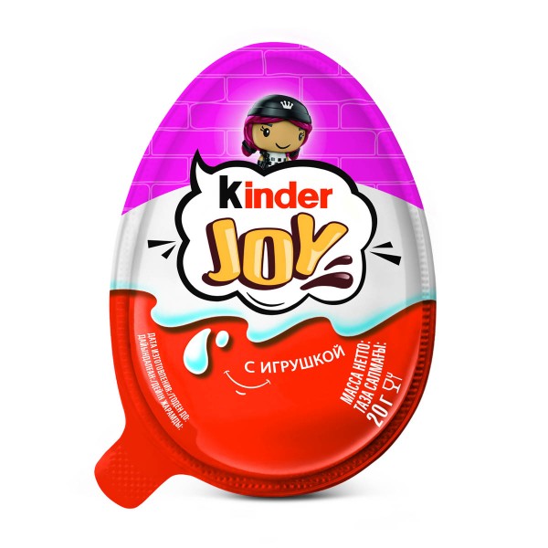 Яйцо Kinder Joy 20г для девочек