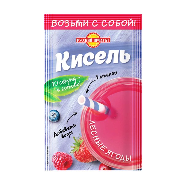 Кисель моментальный Русский продукт Лесные ягоды 25г