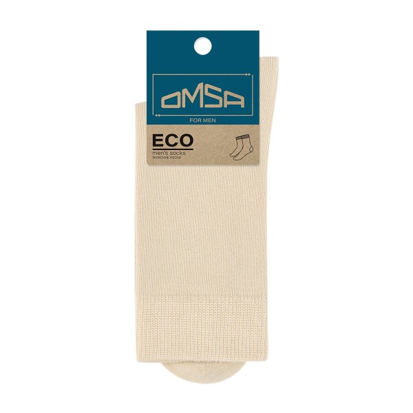 Носки мужские Eco гладь Omsa latte / 42-44