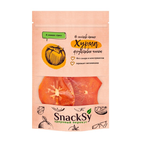 Чипсы из хурмы Здоровый перекус 40г