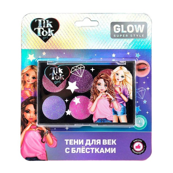 Тени для век с блестками Tik Tok Girl