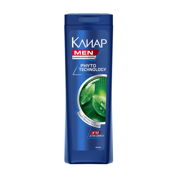 Шампунь Clear Men Phyto technology 400мл с экстрактами растений