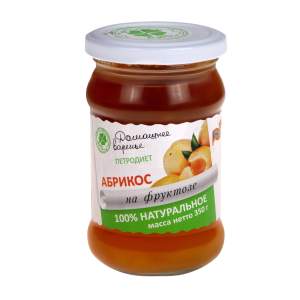 Варенье Домашнее абрикосовое на фруктозе Петродиет 350г