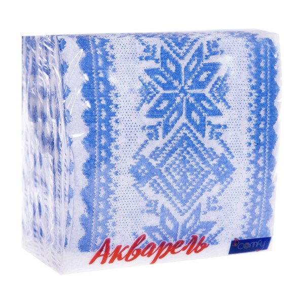 Салфетки бумажные с рисунком Акварель Comfy 70шт
