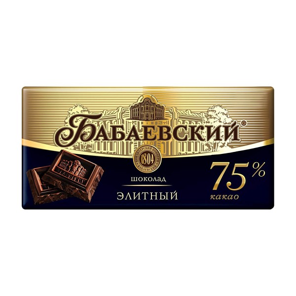 Шоколад Бабаевский Элитный 75% 75г