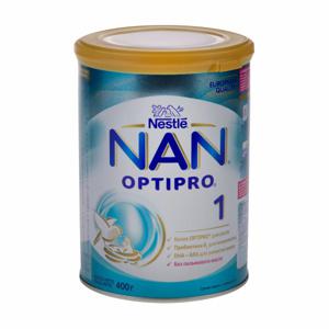 Смесь детская молочная сухая Nan 1 Optipro Nestle 400г БЗМЖ