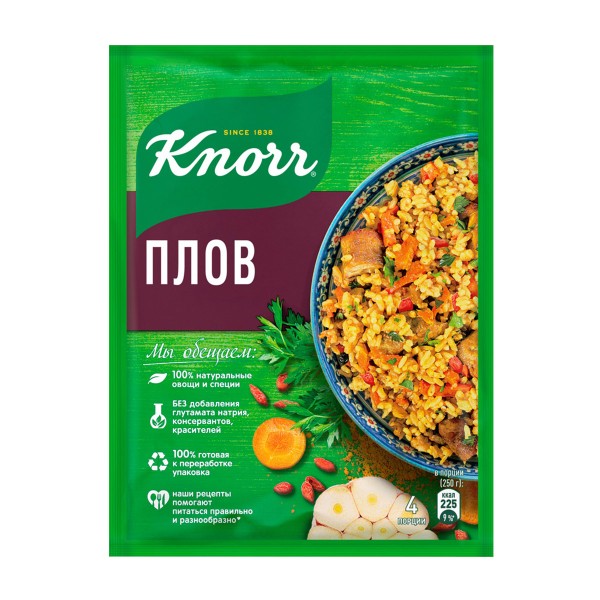 Приправа Knorr на второе Плов 27г