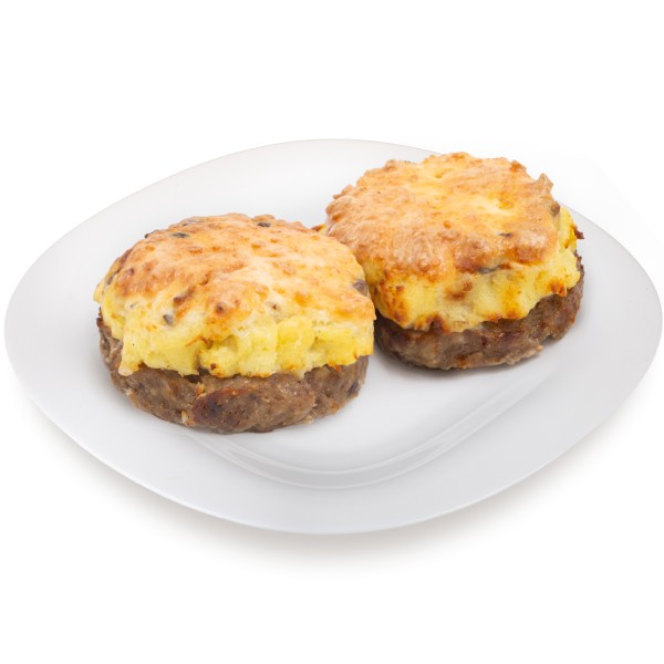 Бифштекс запеченный с картофелем и грибным жюльеном производство Макси