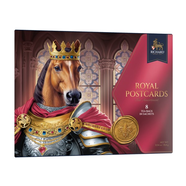 Чай Richard Royal Postcards Tea Assortment ассорти 8пакетиков