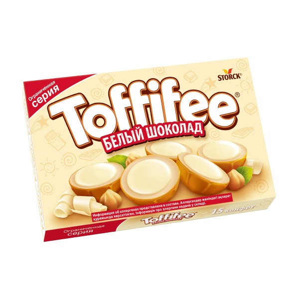 Шоколадные конфеты Toffifee 125г белый шоколад