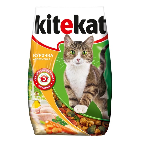 Корм для кошек Kitekat 800гр курочка аппетитная