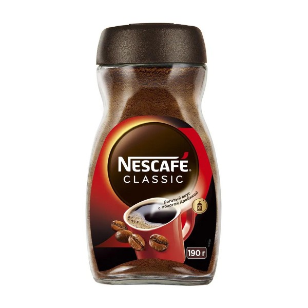 Кофе порошкообразный Nescafe Сlassic 190г