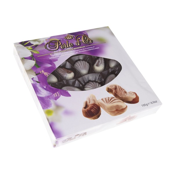 Шоколадные конфеты Seashells perle dor 195г