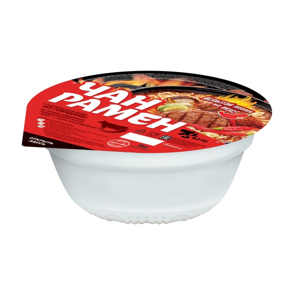 Лапша быстрого приготовления Чан рамен со вкусом острой говядины Доширак 86г