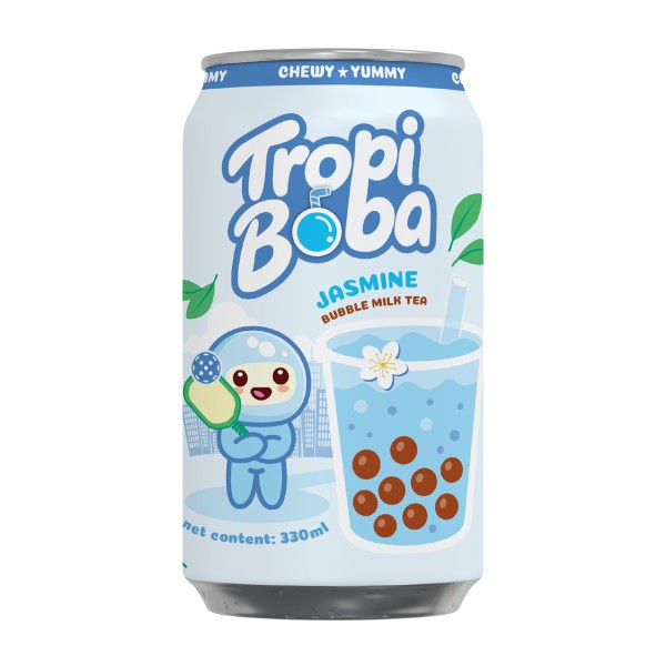 Напиток Bubble tea jasmine Tropi Boba 0,33л