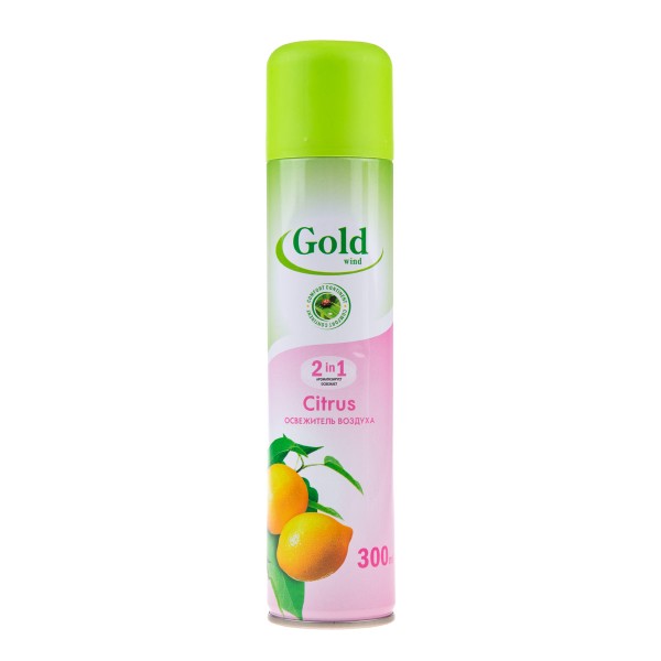 Освежитель воздуха Gold Wild 300мл citrus