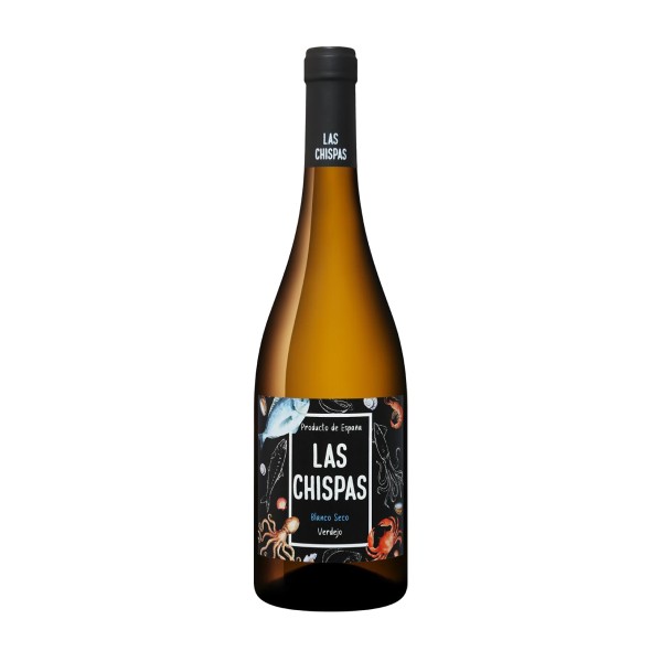 Вино белое сухое Las Chispas Verdejo 12,5% 0,75л