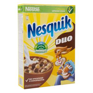 Сухой завтрак Nesquik duo Nestle 375гр