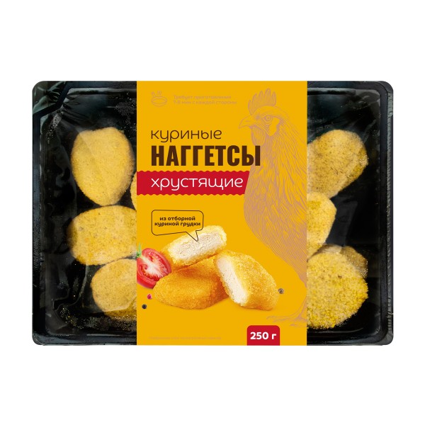 Наггетсы куриные хрустящие 250г