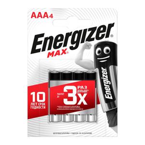 Батарейка Energizer Max LR03/E92 AAA 4шт